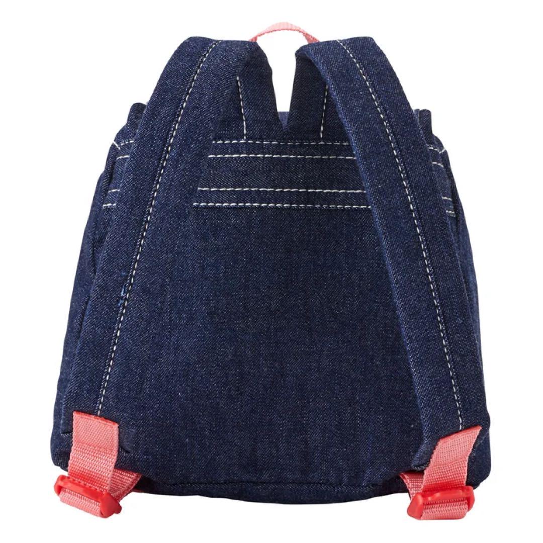 【新品・タグ付き】ミキハウス デニムリュック ベビー うさぎ 現行品 刺繍