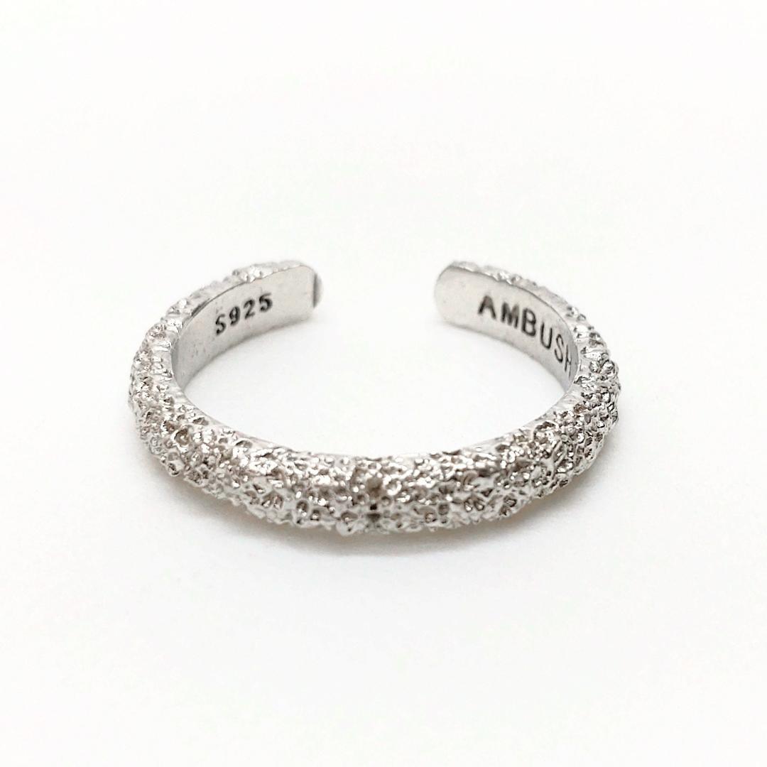 AMBUSH シルバー リング SV925 フリー 約15号 スターダスト