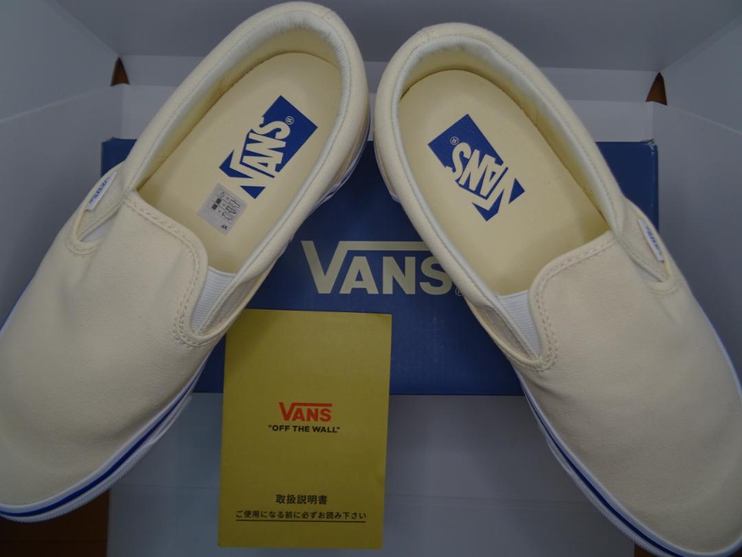 新品VANSスリッポンリイシュー98オフホワイト白26cmアナハイム