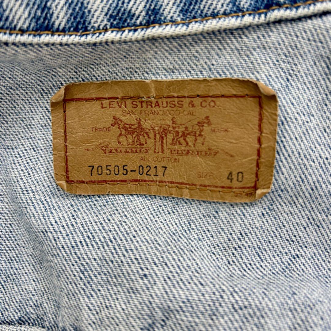 Levisリーバイス Gジャン 70505-0217 USA製 40サイズ