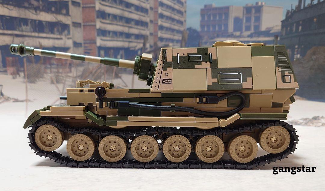国内発送 レゴ互換】 エレファント 重駆逐戦車 ミリタリー
