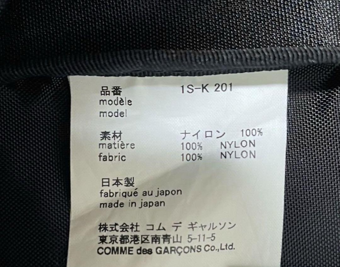 ブラックコムデギャルソン ショルダーバッグ ニュースペーパーバッグ