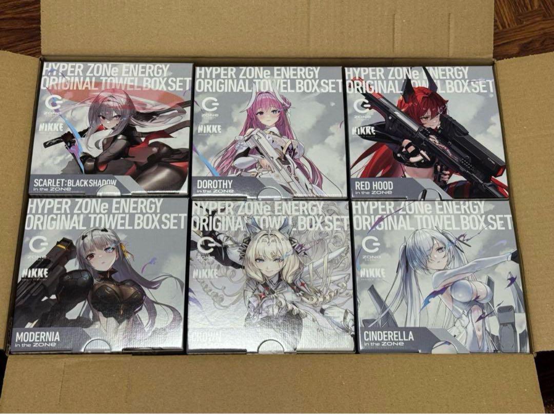勝利の女神 NIKKE ZONE コラボタオル 6種コンプセット イオン限定