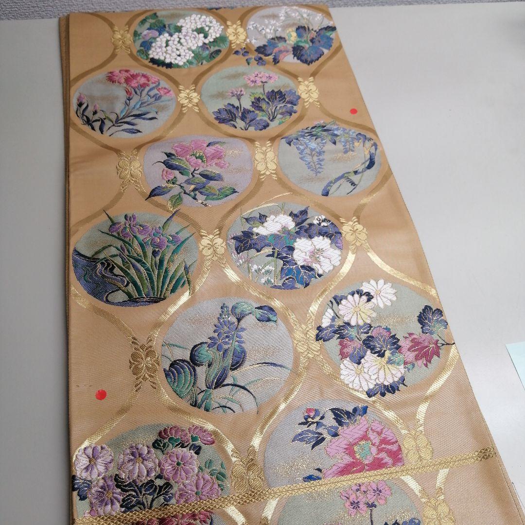 着物 新品 正絹 西陣織物 となみ帯 袋帯 お仕立て込み 画像15