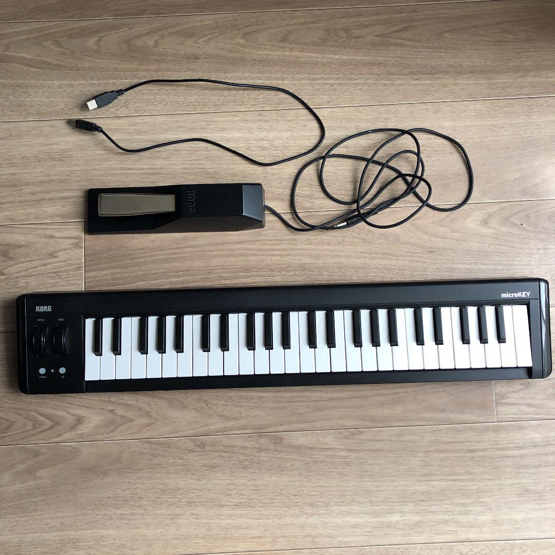 【美品】KORG microKEY2-49 サステインペダル付