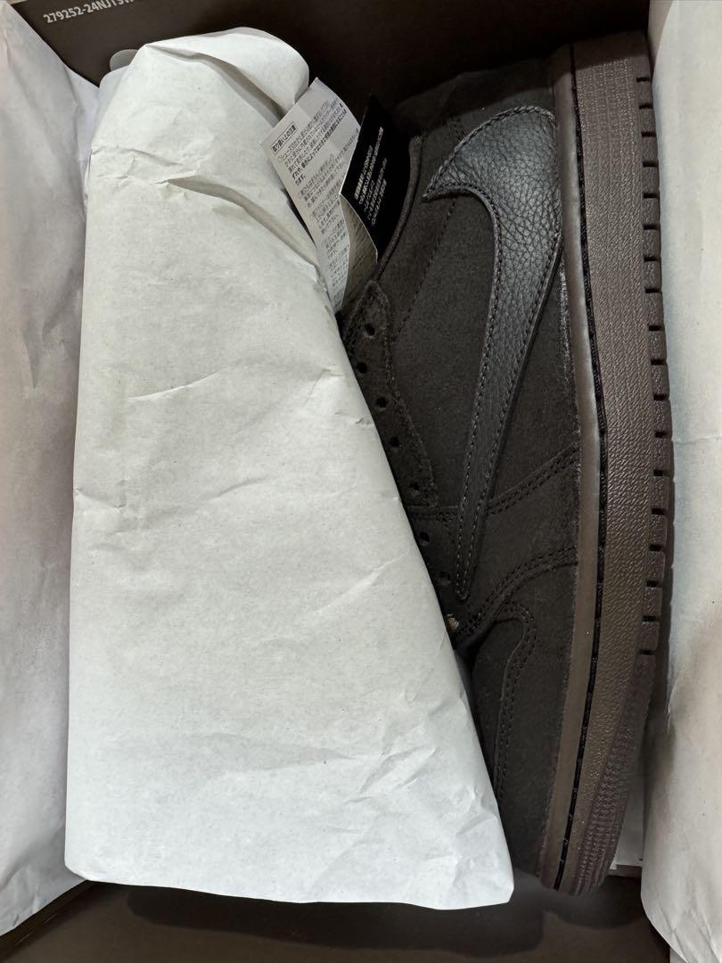 Travis Scott × Jordan1Low Velvet Brown