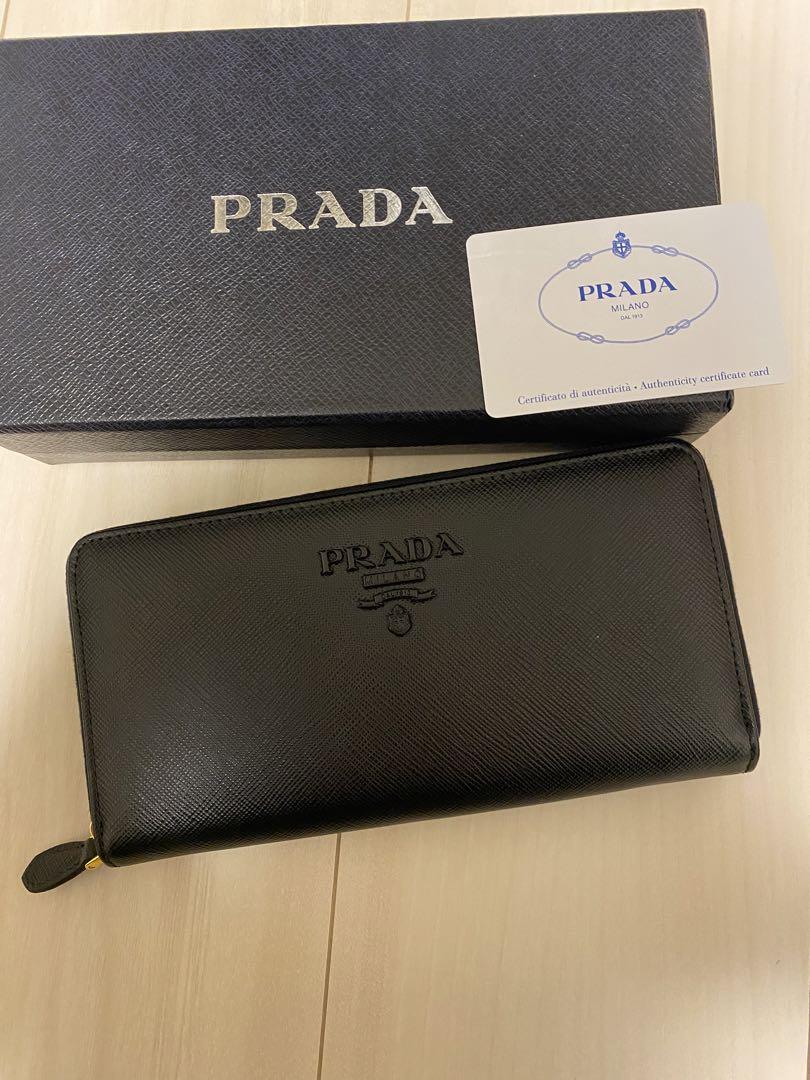 PRADA プラダ 長財布 サフィアーノレザー