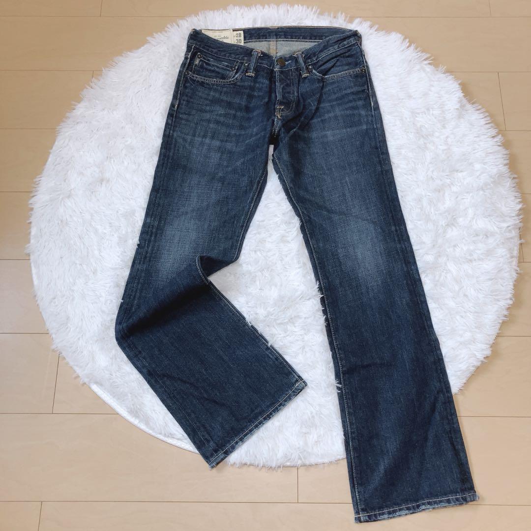 アバクロンビー&フィッチ⭕️デニムパンツ　ジーンズ　古着　ローライズスリムブーツ