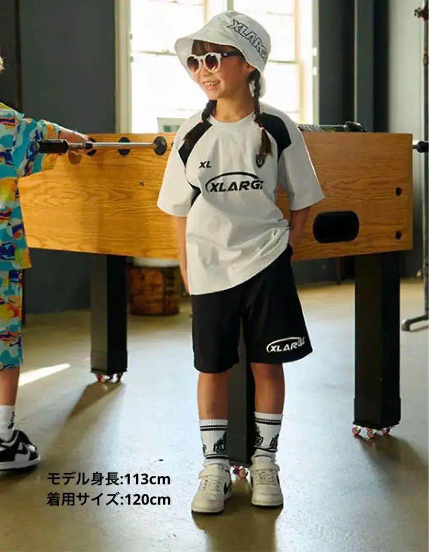 XLARGE KIDS接触冷感上下セットアップ 子供服 男の子女の子120グレー