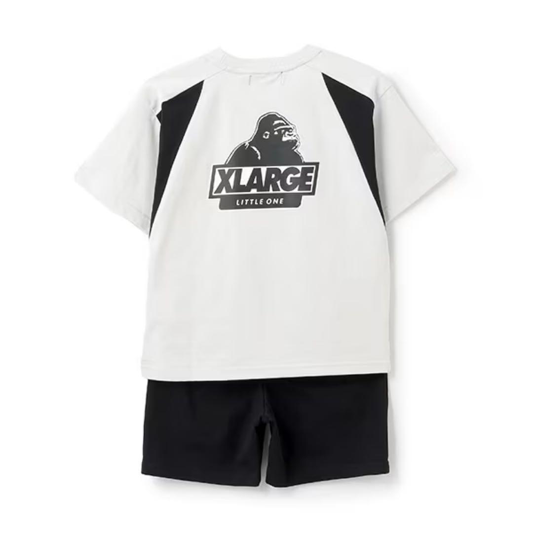 XLARGE KIDS接触冷感上下セットアップ 子供服 男の子女の子120グレー