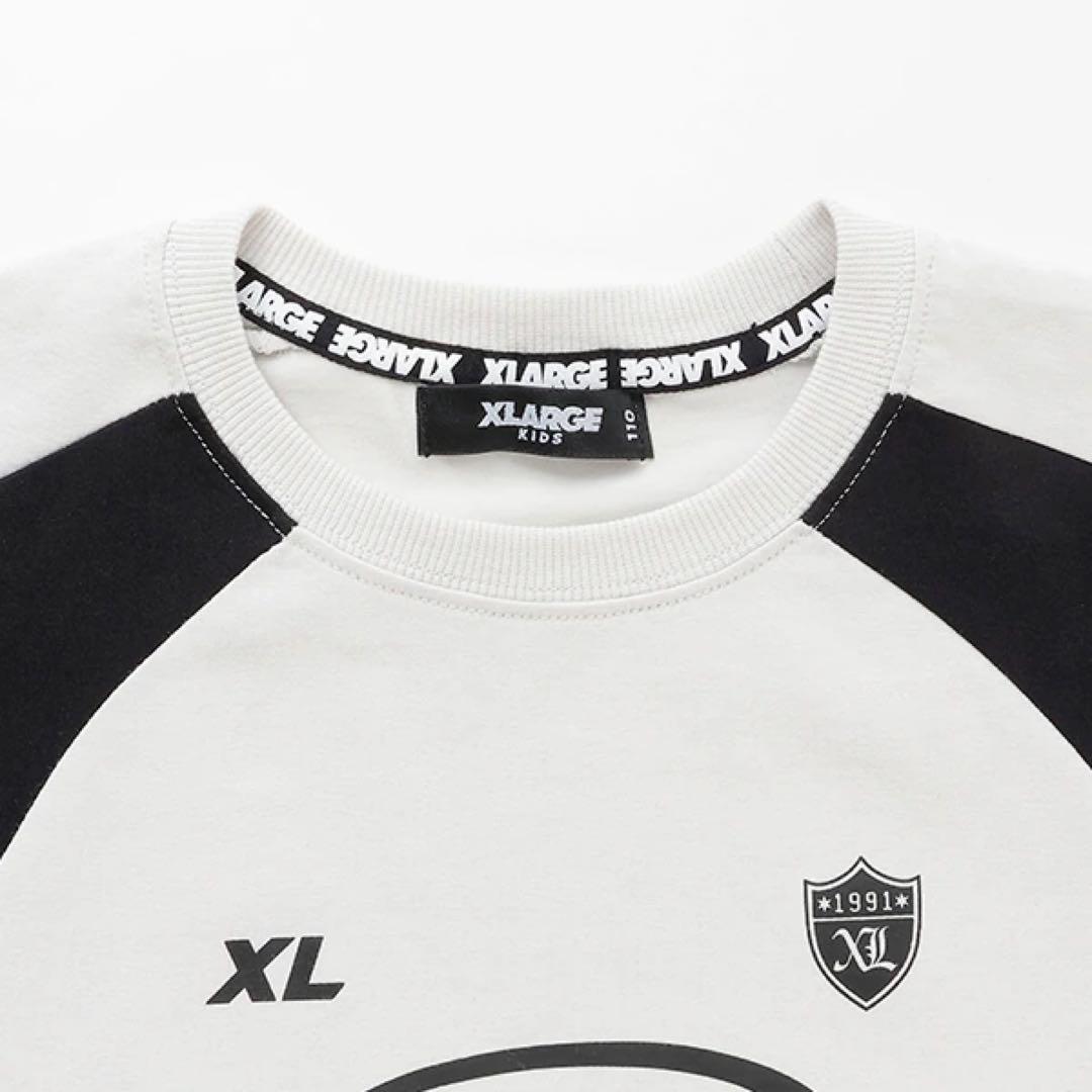 XLARGE KIDS接触冷感上下セットアップ 子供服 男の子女の子120グレー