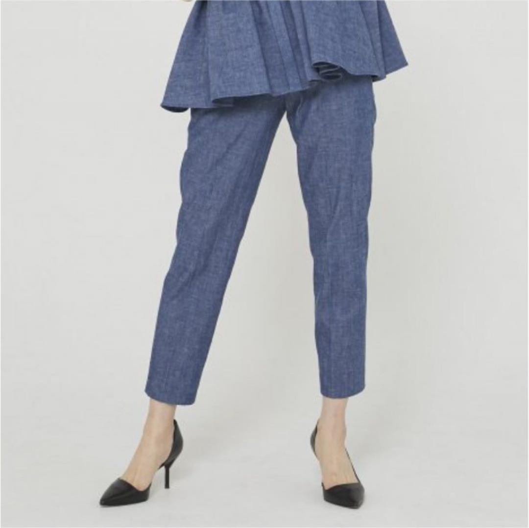 SEVENTEN by MIHO KAWAHITO ベーシックパンツ タンガリー