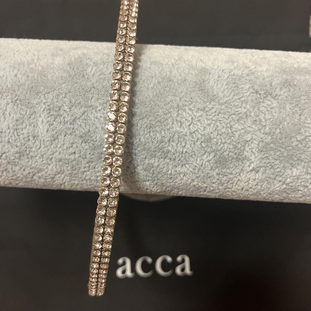 acca アッカ カチューシャ オードリー 2連 ベージュ ピンク
