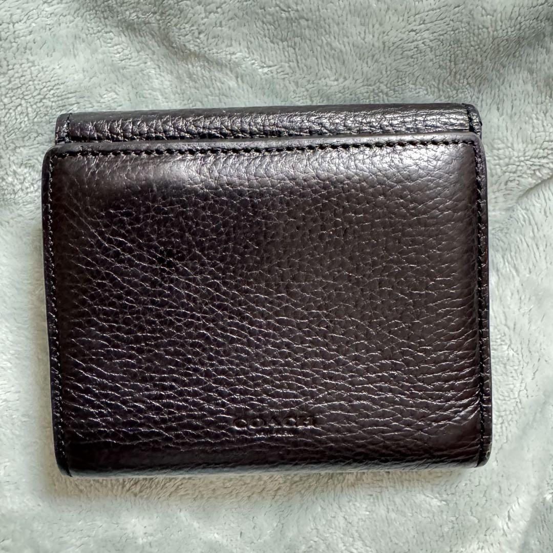 美品】coach コーチ 財布 レディース財布 二つ折り ブラック