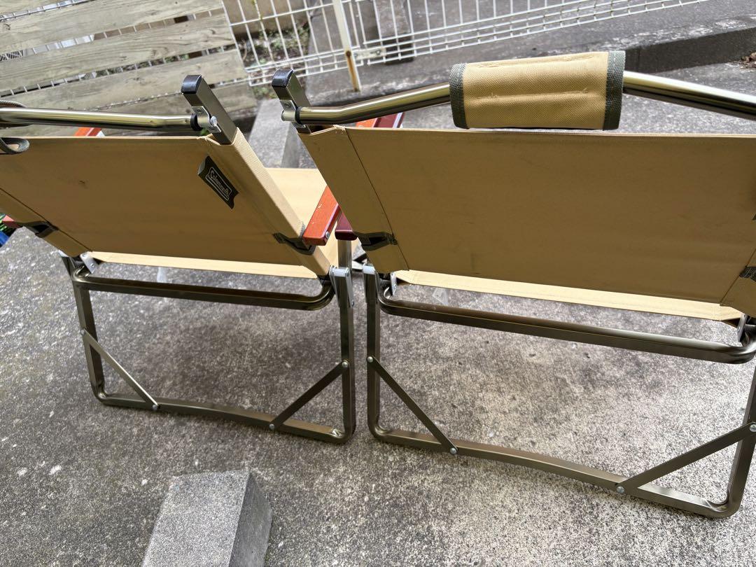 【たかはし様】2脚Coleman アウトドアチェア ベージュ