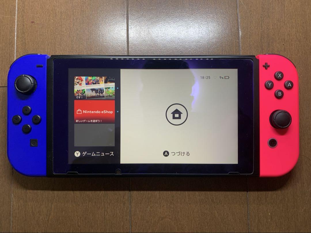 【分解洗浄済・バッテリー新品交換済】美品　Nintendo Switch 本体