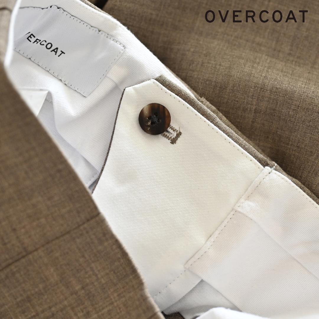 美品 OVERCOAT 5 スラックス ワイドパンツ 25ss