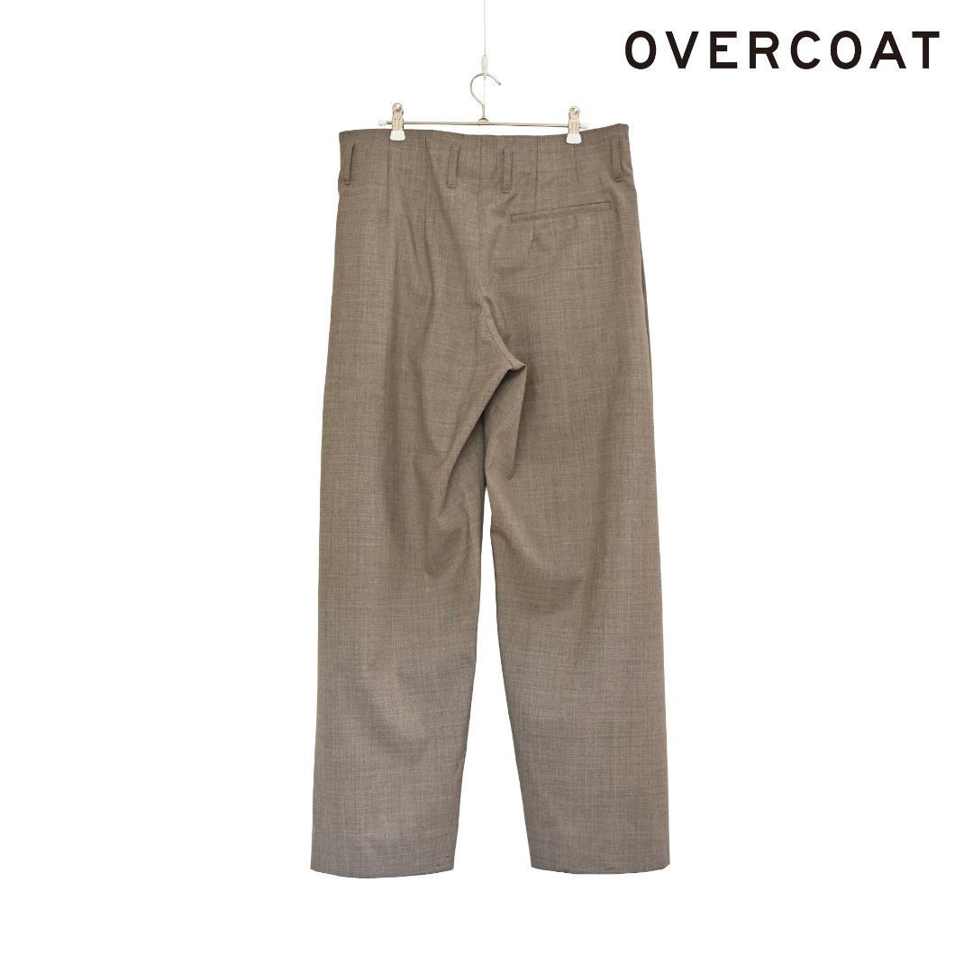 美品 OVERCOAT 5 スラックス ワイドパンツ 25ss