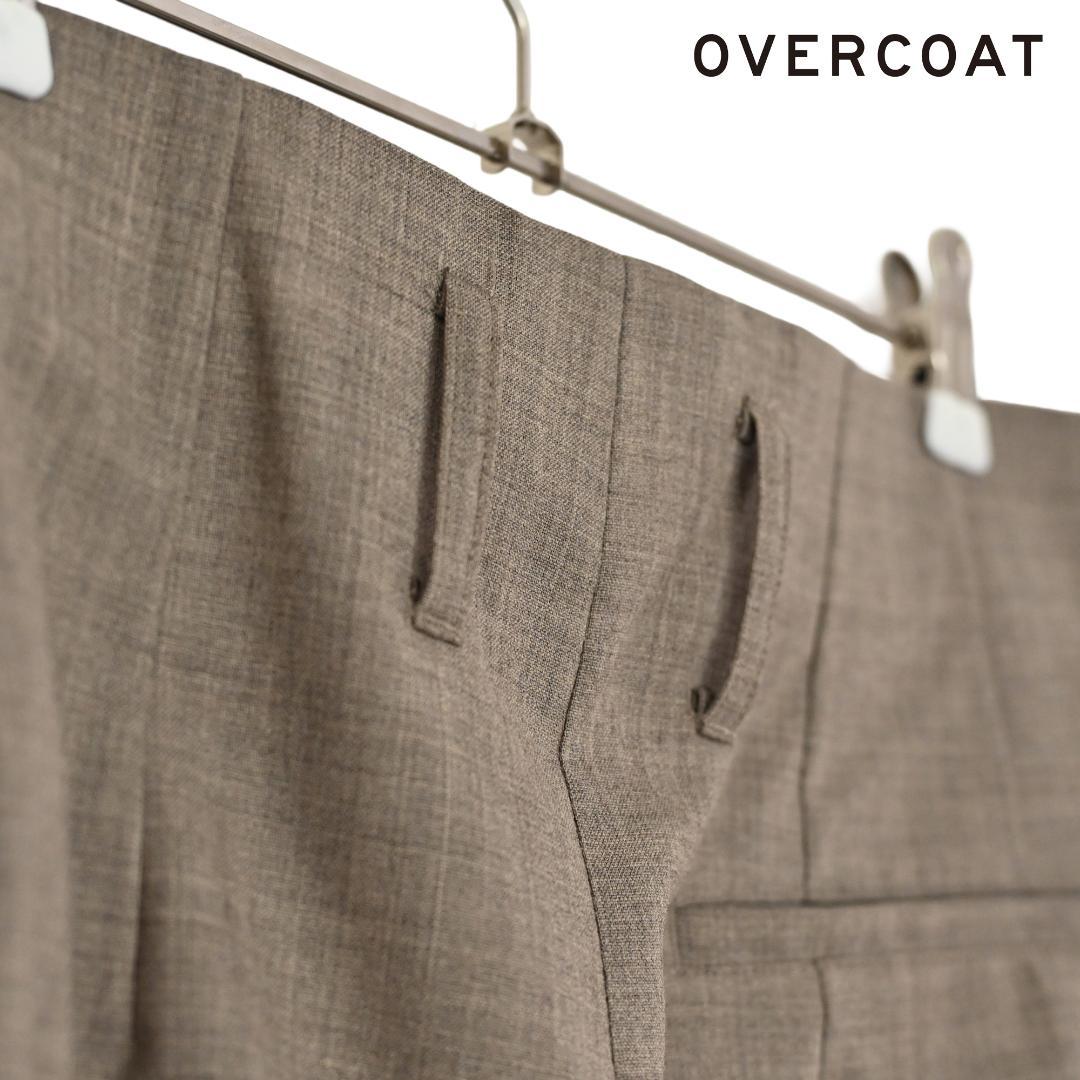 美品 OVERCOAT 5 スラックス ワイドパンツ 25ss