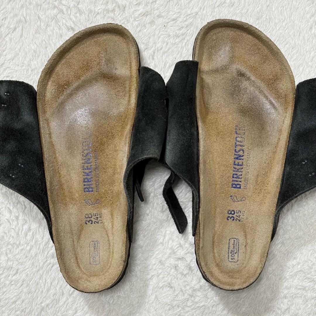 ビルケンシュトック チューリッヒ 38 ソフトベッド スエード ブラック