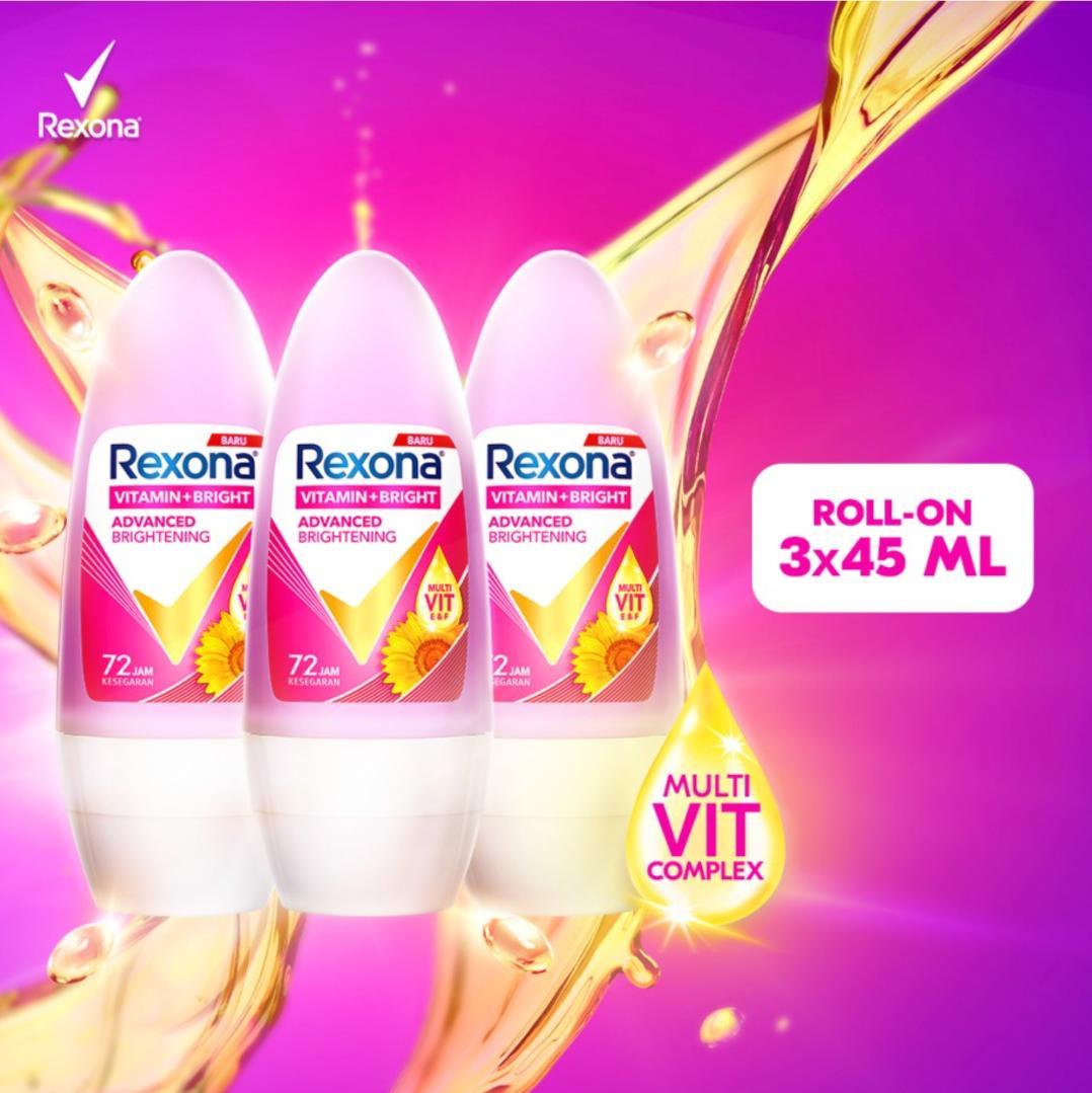 ブライトニング 45ml x 3本 REXONA レクソナ 制汗デオドラント
