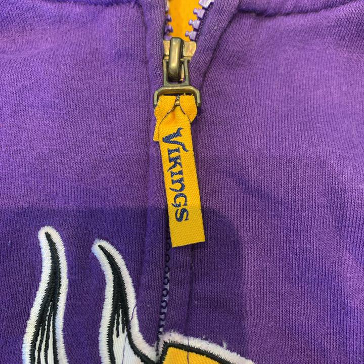 大特価即納 NFL バイキングス 切り返し ロゴ刺繍 スウェット パーカー tfAT1-m72060954186 高品質100%新品