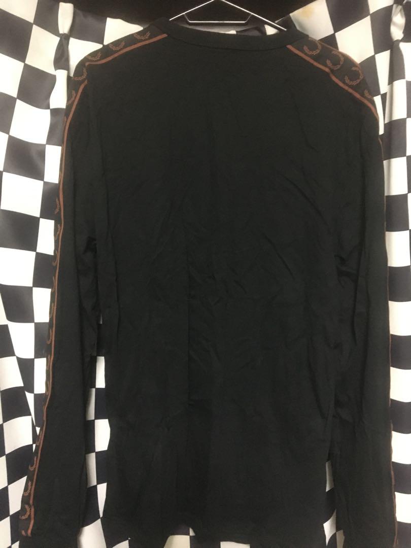 フレッドペリー　ロンt 長袖　M 黒