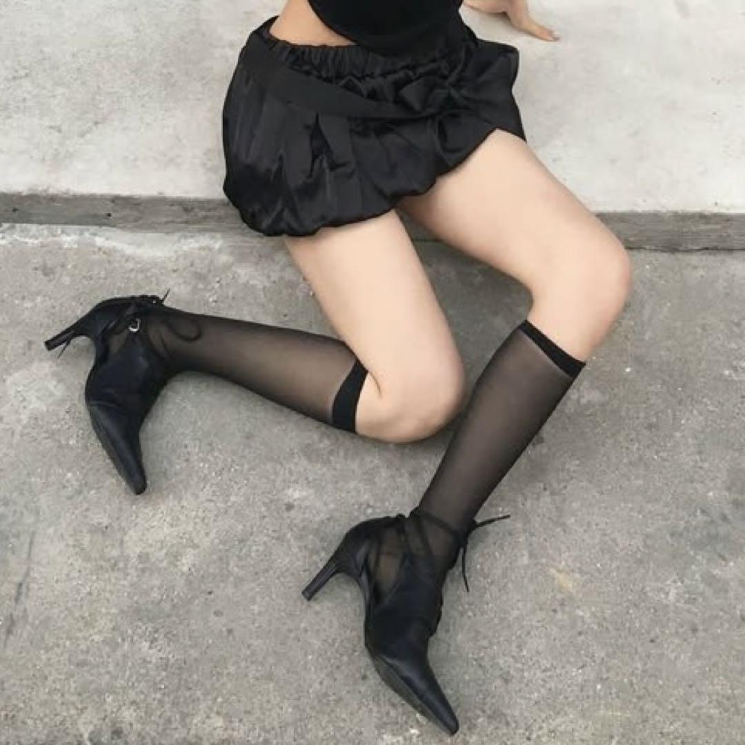 ojos オホス Multistrap Stiletto Heels Black
