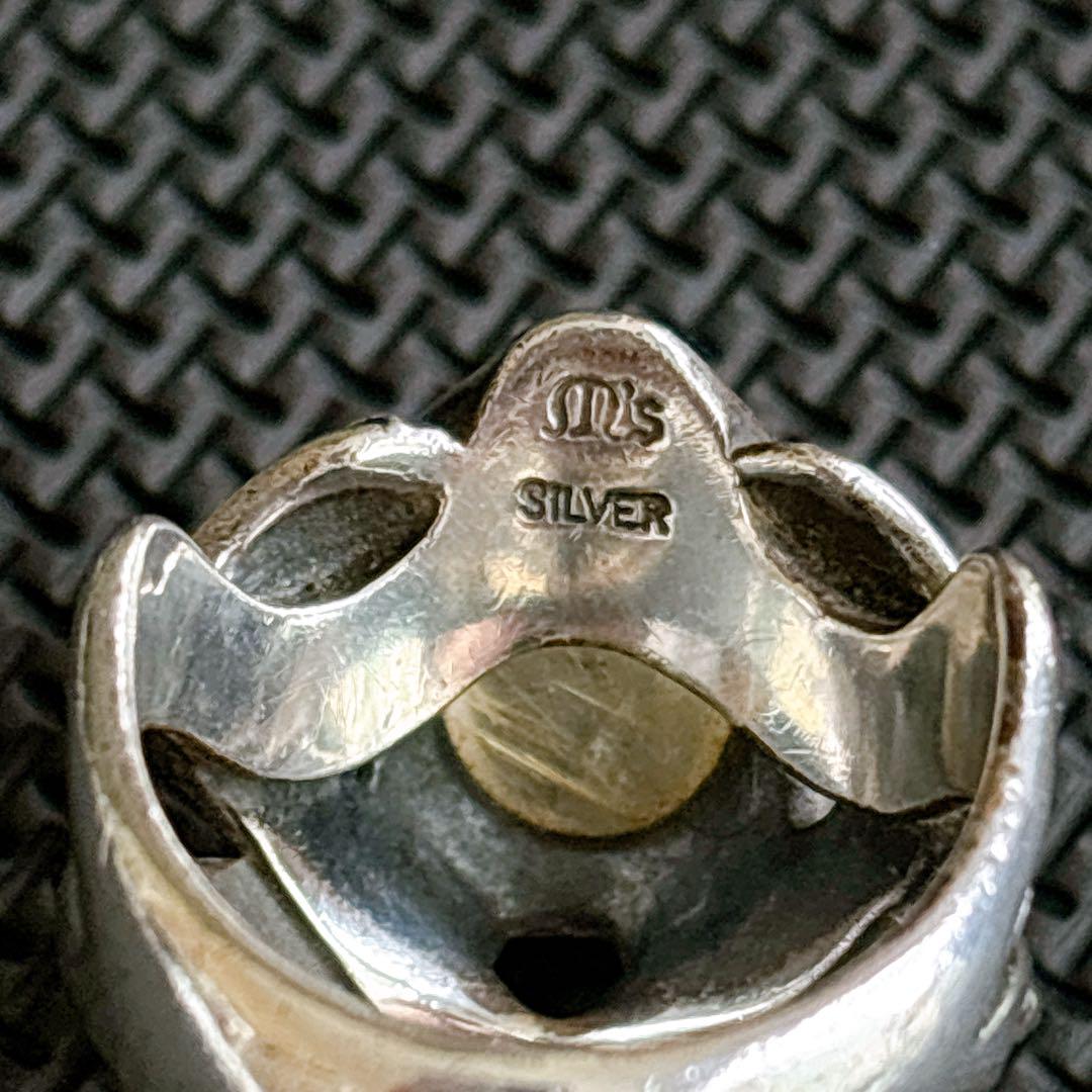 m's collection エムズ シルバー リング 指輪 石