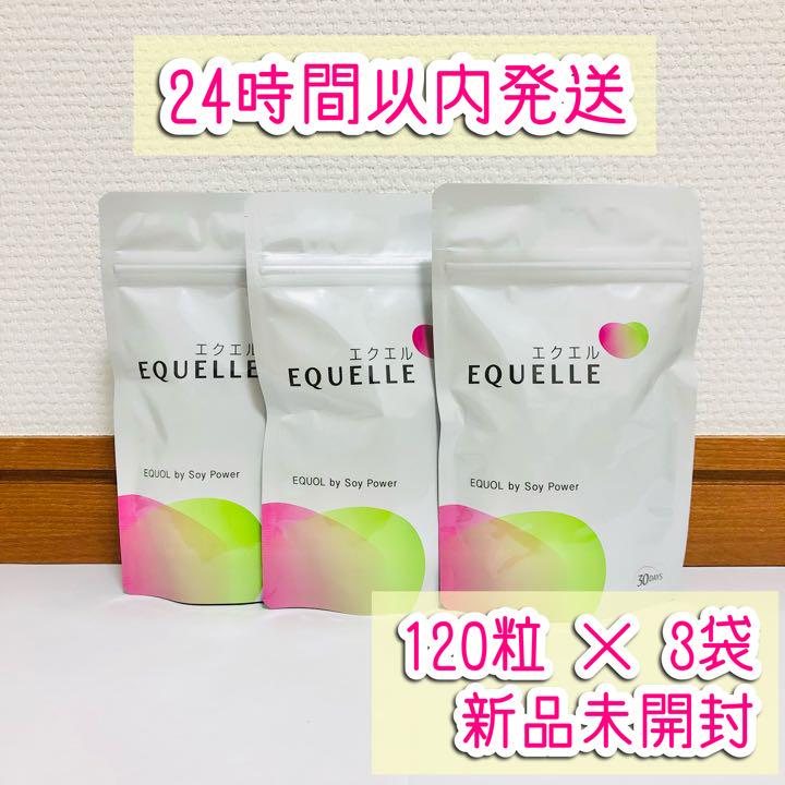 EQUELLE エクエル 120粒×3個セット 新品未開封 EQUELLE エクエル 120粒×3個セット 新品未開封