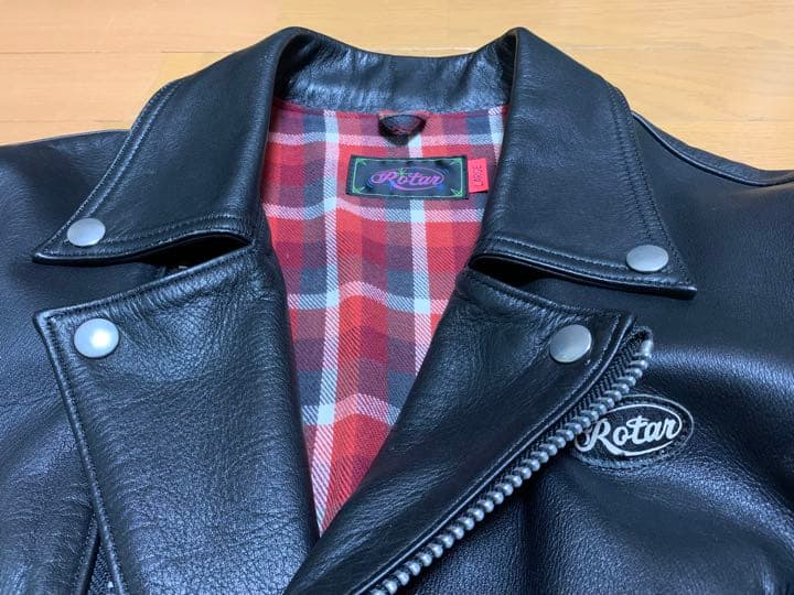 ROTAR ダブルライダースジャケット ローター サイズ L W RIDERS