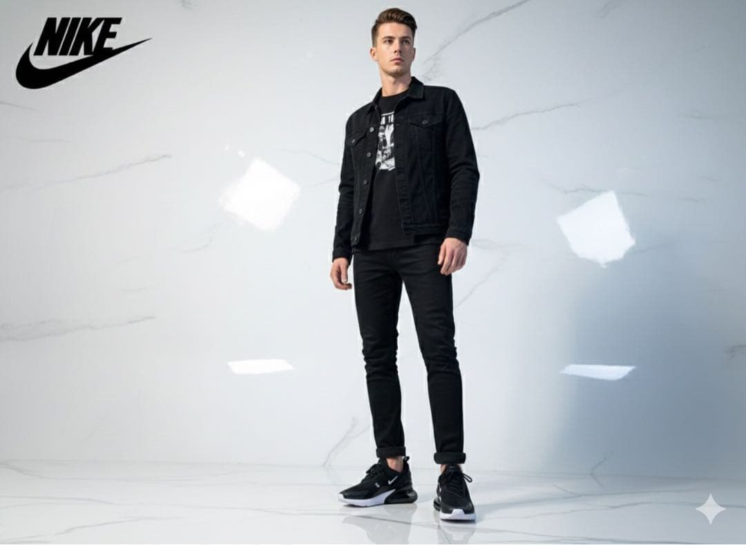 新品 Nike Air Max 270 ブラック スニーカー 【箱 / タグ付】 新品 Nike Air Max 270 ブラック スニーカー 【箱 / タグ付】