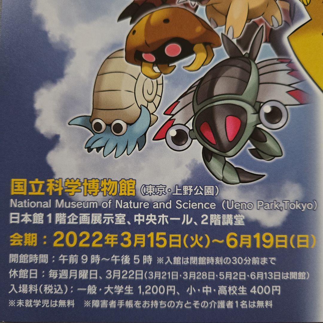 ポケモン化石博物館 チラシ - メルカリ