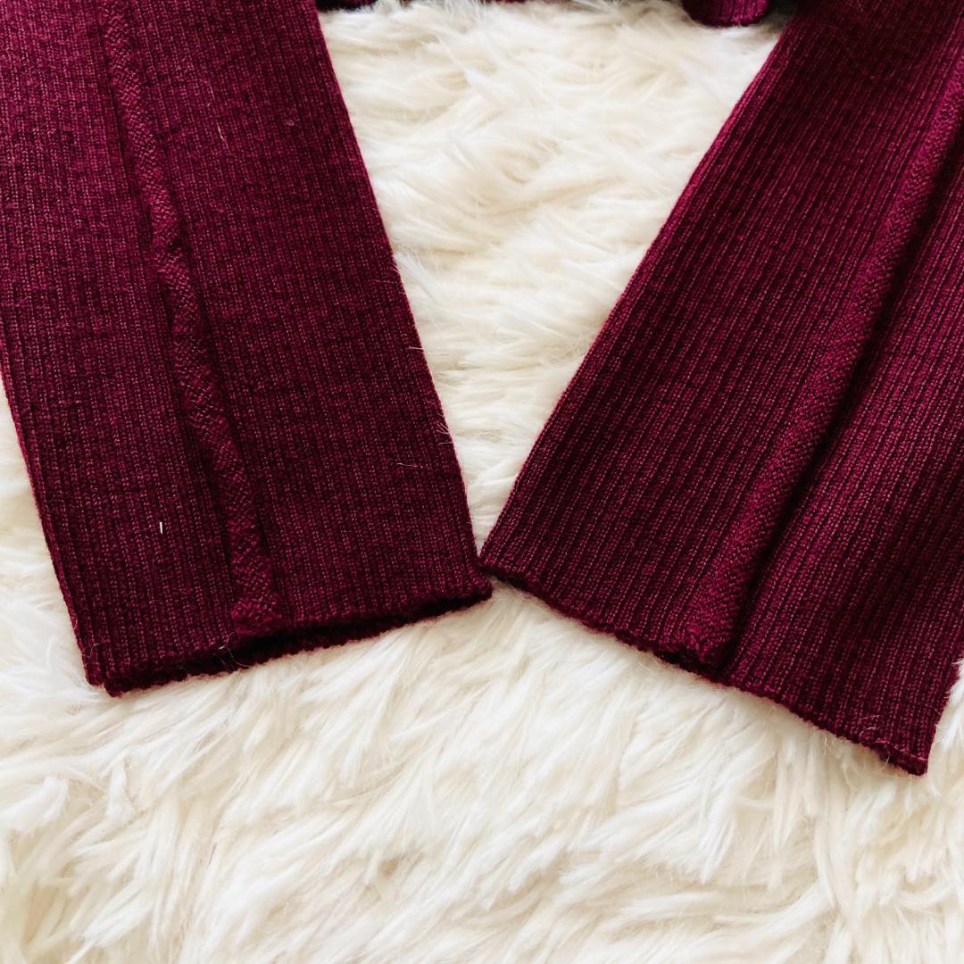 MAISON SPECIAL ウォッシャブルウールスポーツタートルネックニット