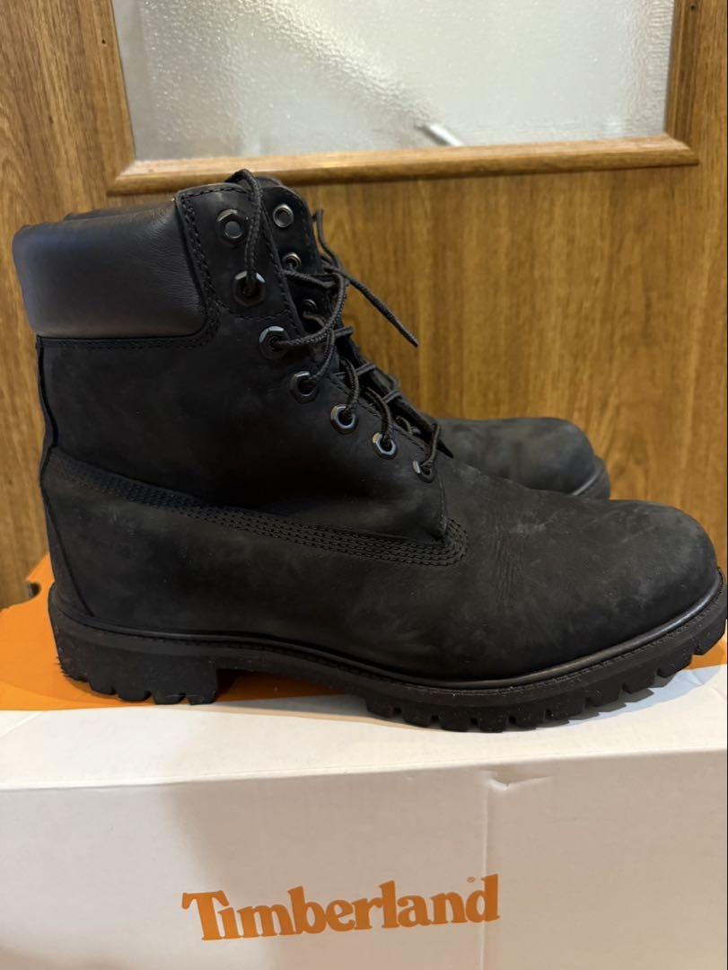 玉毛再開　Timberland プレミアムワークブーツ 9.5 ブラック