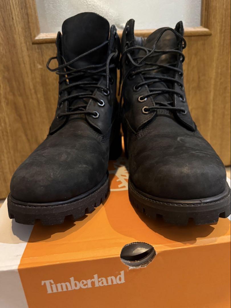 玉毛再開　Timberland プレミアムワークブーツ 9.5 ブラック