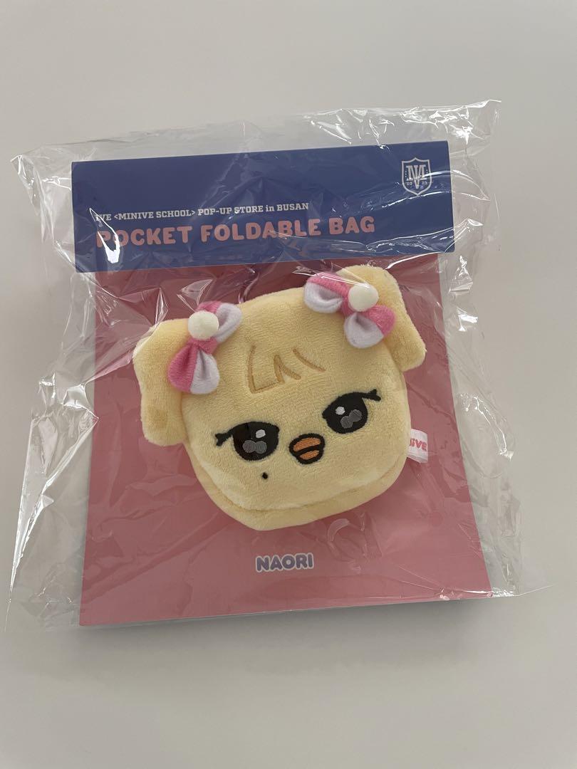 IVE MINIVE 釜山　popup スクール エコバッグ　ポーチ イソ IVE MINIVE 釜山 popup スクール エコバッグ ポーチ レイ - メルカリ