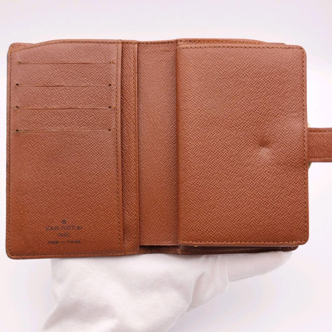 ✨美品✨ルイヴィトン　モノグラム　ポルトフォイユ　ヴィエノワ　がま口　折り財布