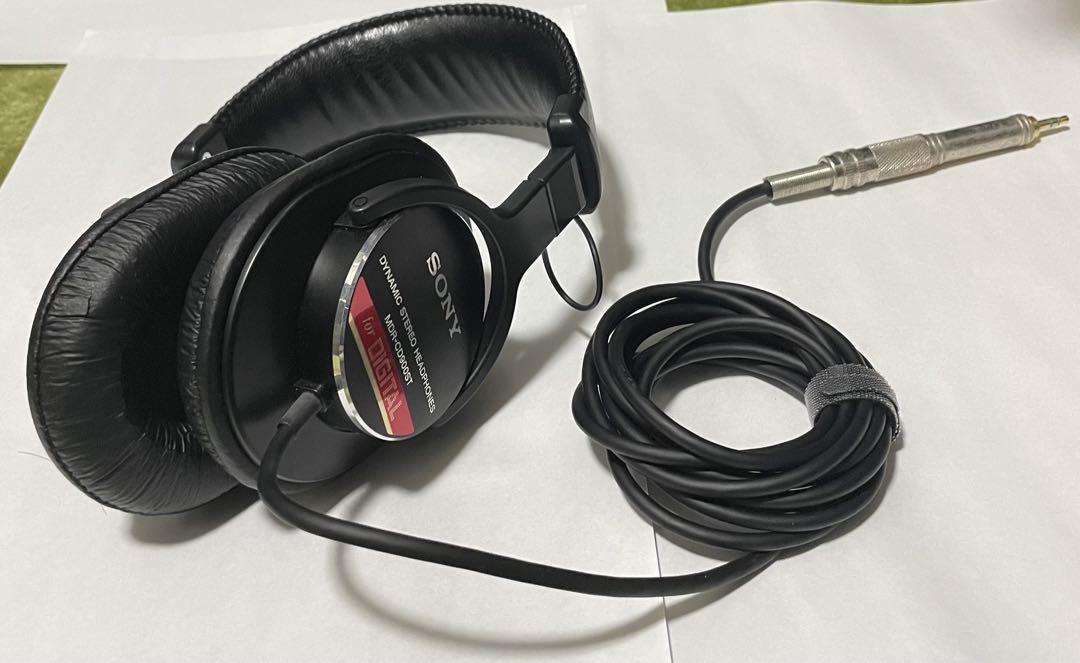SONY MDR-CD900ST イヤホンジャック変換プラグ付き
