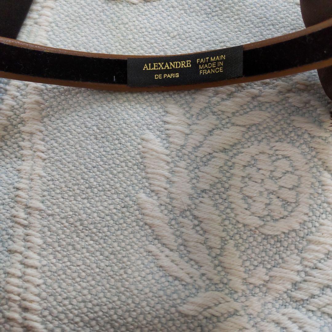 Alexandre de Paris 羽とレザーの豪華なカチューシャ