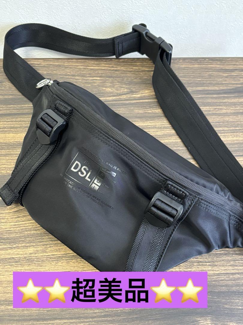 【売切りセール】DIESEL ウエストバック ボディバッグ ブラック ディーゼル DIESEL ボディバッグ・ウエストポーチ HOLI-D ベルト