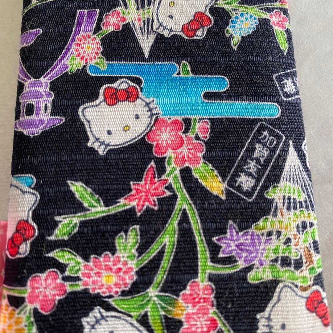 【限定版】ハローキティ 金沢箔 桜シーズン伝統工芸手鏡　美品 ハローキティ キティちゃん ご当地キティ 石川県金沢市 加賀友禅