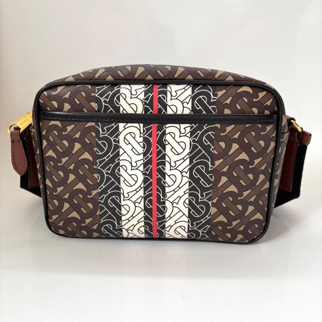 美品 BURBERRY TBロゴ ショルダーバッグ クロズボディ レザー 保存袋
