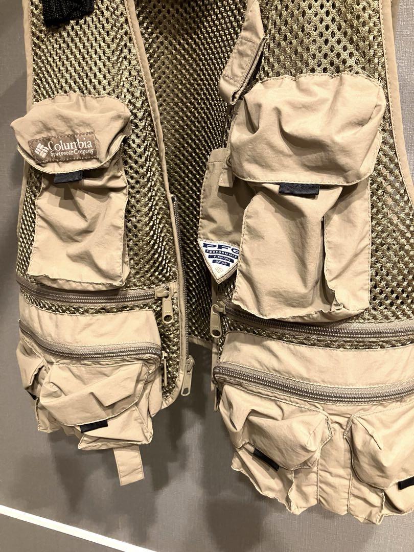 00年代 Columbia コロンビア PFG フィッシングベスト 古着