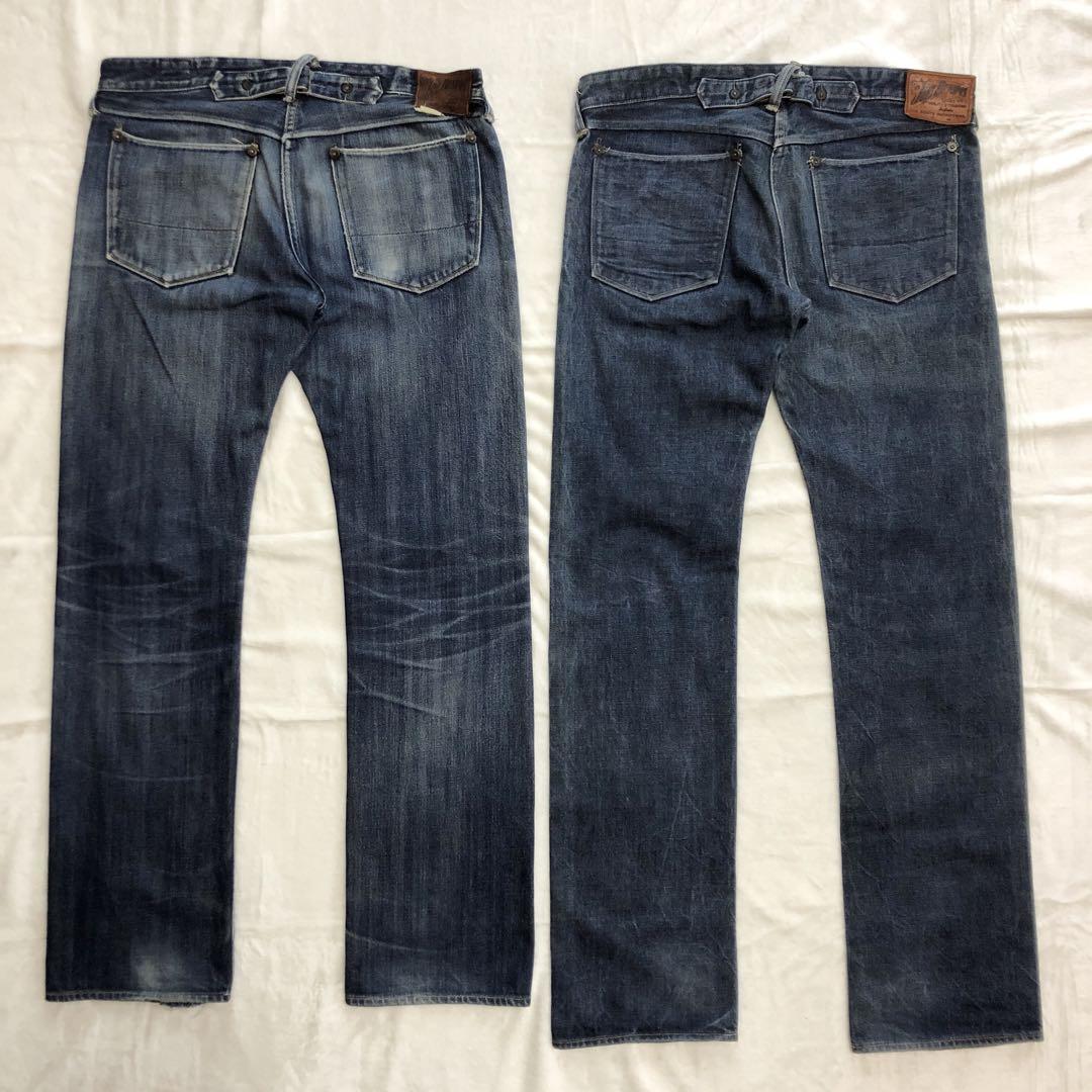 【色落ち抜群】オールドジョーOLD JOEシンチバックデニムパンツW30初期希少