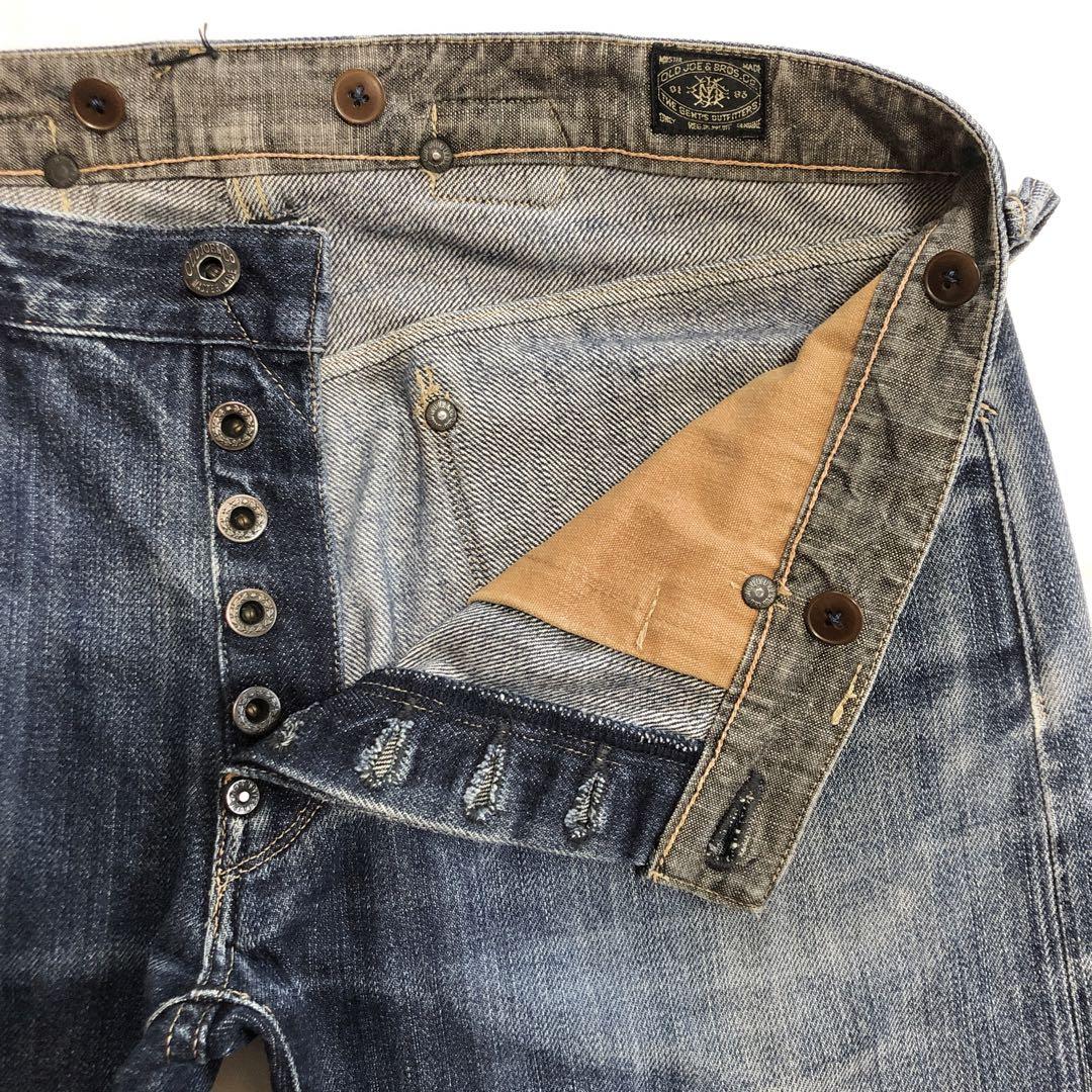 【色落ち抜群】オールドジョーOLD JOEシンチバックデニムパンツW30初期希少
