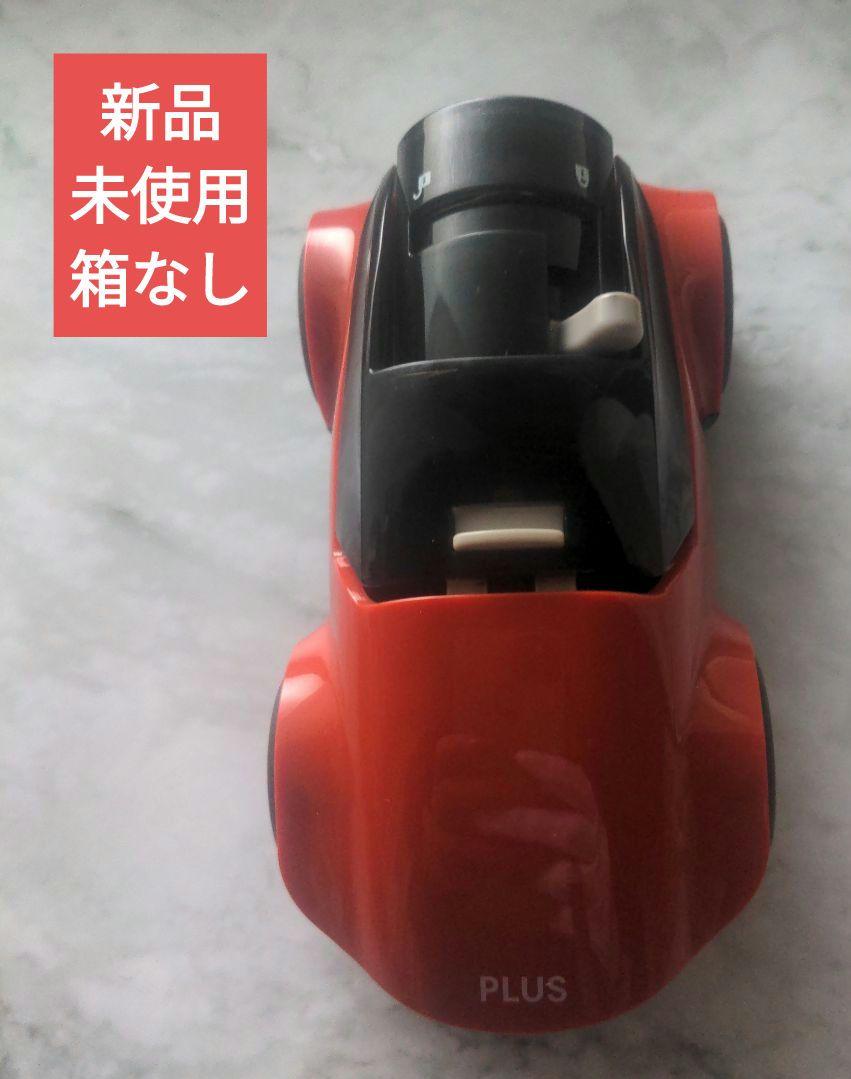 プラス 鉛筆削り ハシレ! エンピツケズリ! レッド 新品 替刃付 入学祝いに