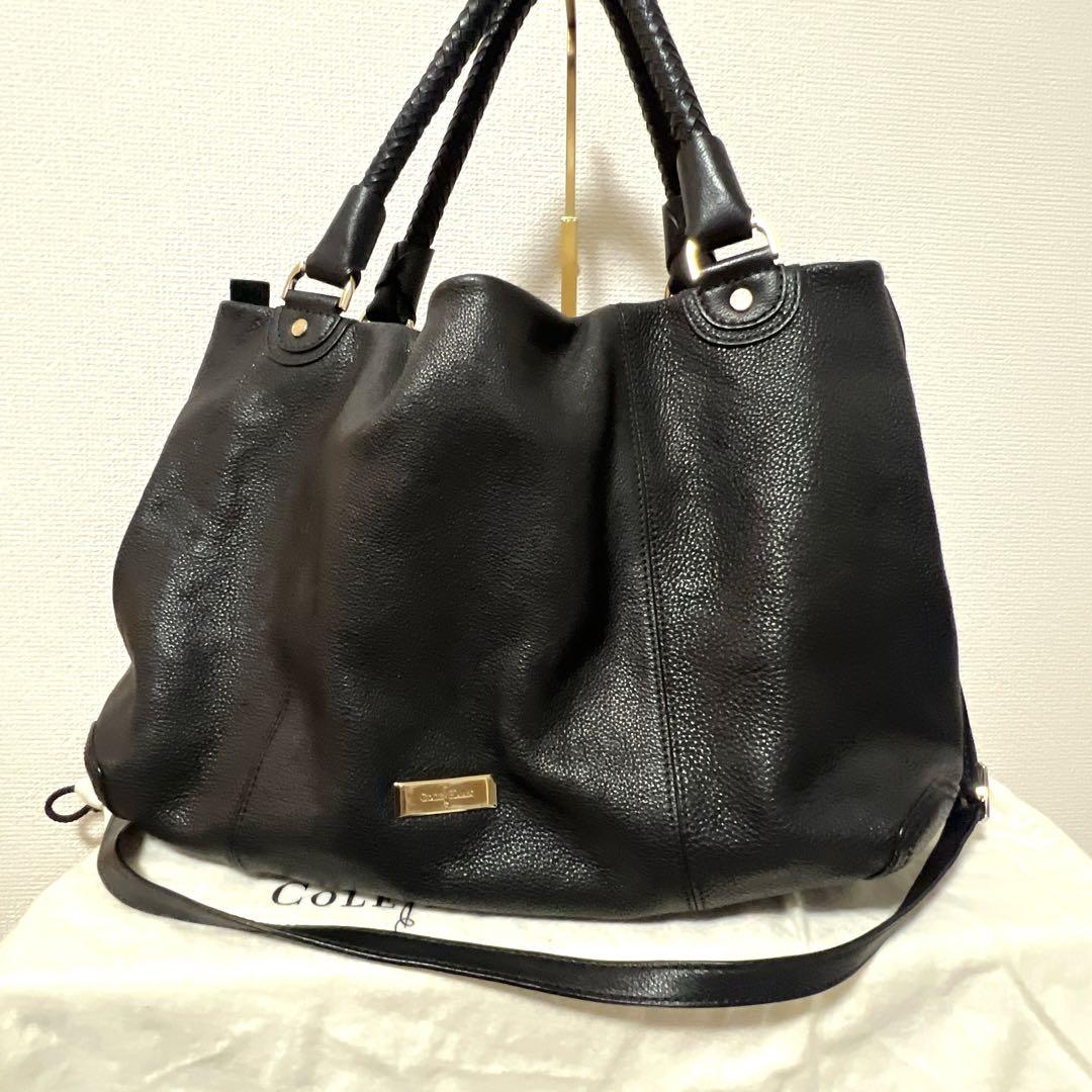 良品】コールハーン 2wayショルダーバッグ トート イントレ