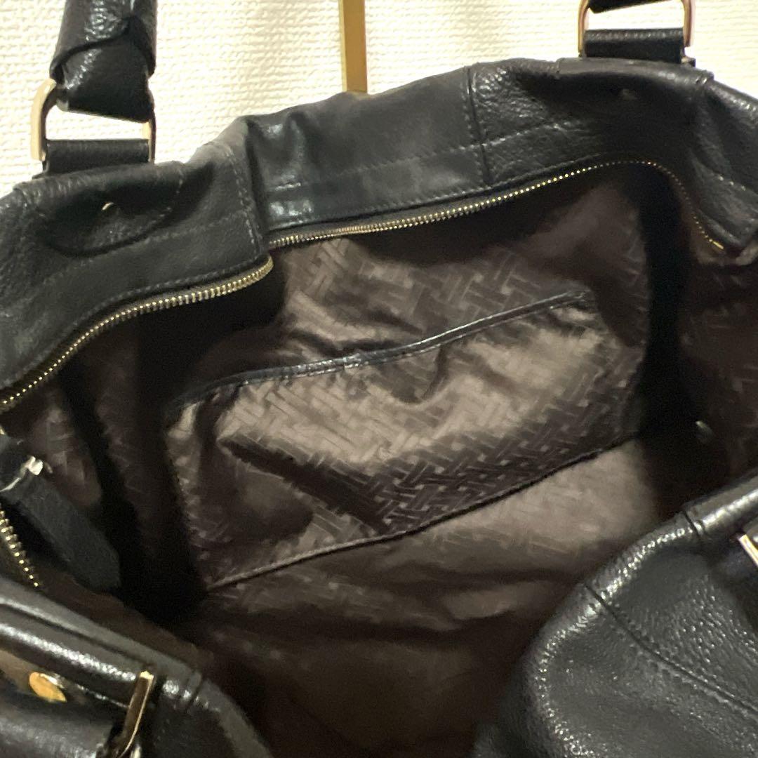 コールハーン トートバッグ イントレチャート 2way レザー 黒