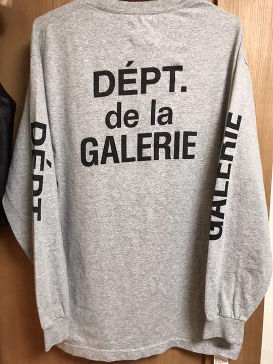 新品入荷 GALLERY DEPT ギャラリーデプト 定番 プリント グレー ロンT ...